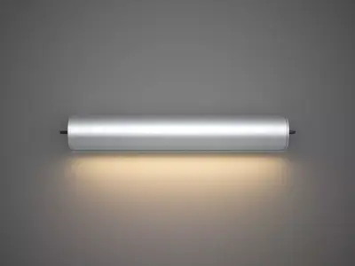 Charlotte Perriand Applique Cylindrique Longue Wall Lamp 3D model