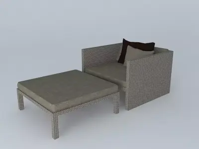 exterior side set 3D model