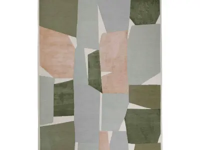 Boulder rug 3D model