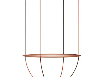 Metal-Framed Pendant Lamp from Disused Collection 3D model