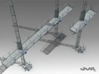 Climbing Work Platform 3D model