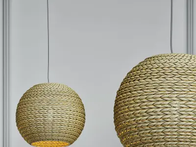 Basket Pendant lamp 3D model