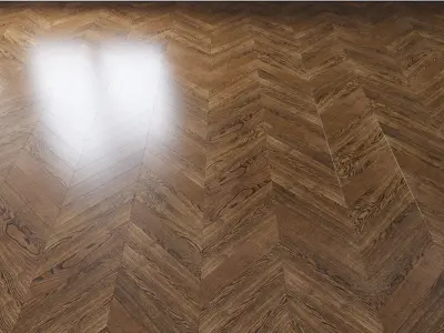 Parquet oak Coswick Inspire STONE STREAM 3D model