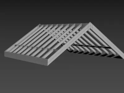 Roof Frame Free 3D model