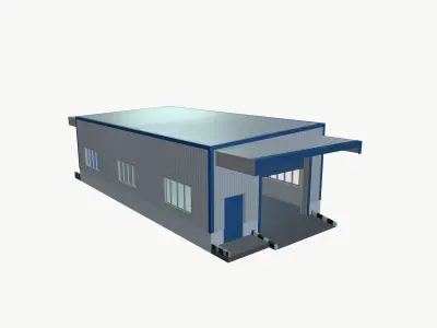 Garage shed 3D model