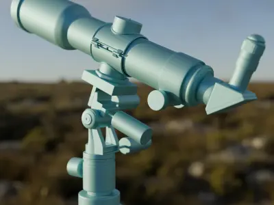 Telescope 3D model
