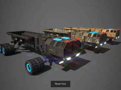 Rover Collection 3D Model Pack