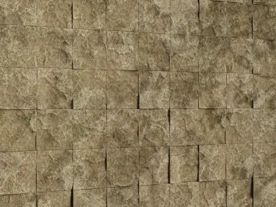 Split Face Travertine 06 - Seamless Texture