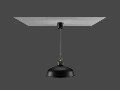 Ranarb pendant light with shade 3D model