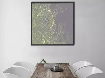 Streets and roads City Copenhagen Denmark 3D model