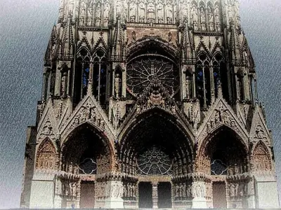 Catedral de Reims 3D model