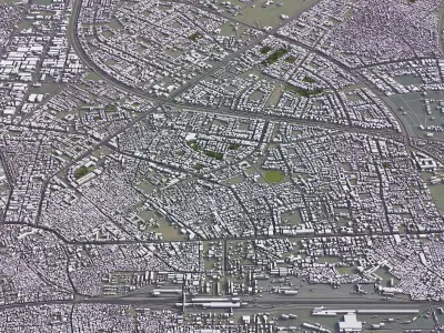 Ghaziabad Low-poly 3D model