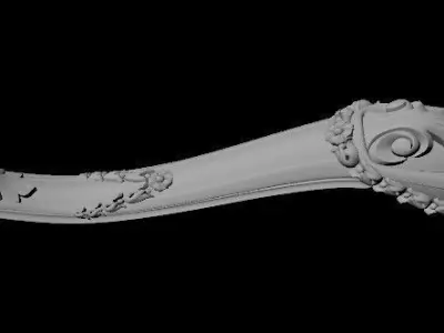 leg High quality 3d models for processing on a cnc machine  3D model 27