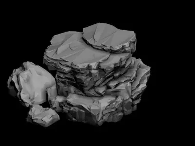 Wild - rock 1103 3D model