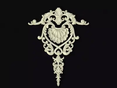dekor ornate design 3D model 2