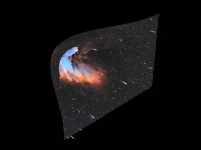 Pacman Nebula 3D model