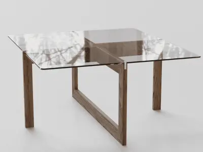 minimalist table Free low-poly 3D model