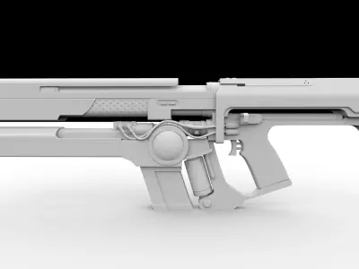 Omolon weapon 3D model