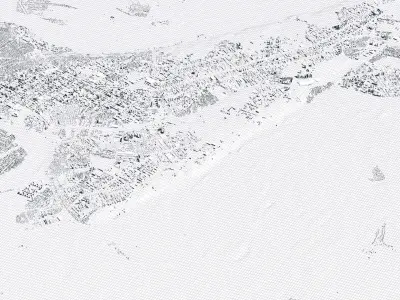 Ufa Russia City Landscape 3D Model 3D model