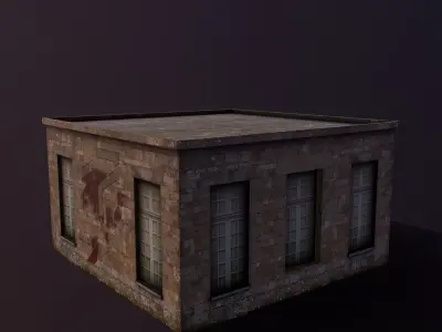 House v4 Low-poly 3D model