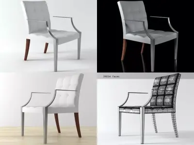 Monseigneur Armchair 3D model