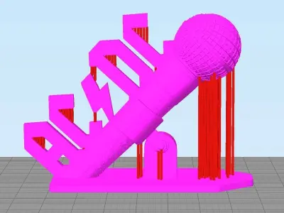 Lampe ACDC et litophane  3D print model