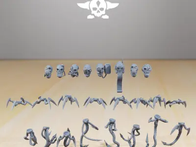 Scavenger Servonators 3D print model