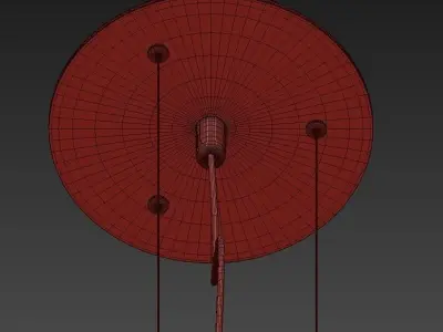 Estiluz ball hanging from ceiling 3D model