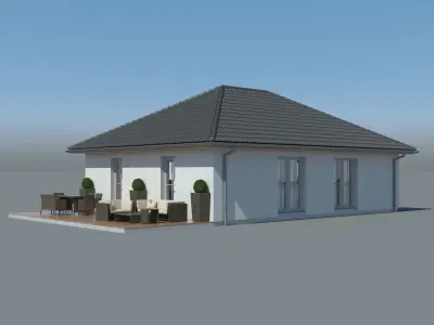 Generic Holiday Bungalow 003 3D model