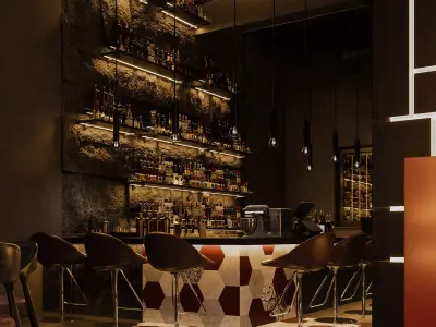 night bar 3d model 3D model