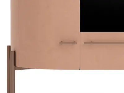 Baxter Plisse small tables 3D model