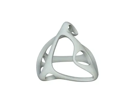 SciFi Cube Object No 61436 Low Poly Shape Low-poly 3D model