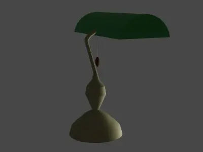 Desk Lamp Model Free 3D model