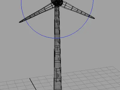 AS eolic wind rigged Free low-poly 3D model