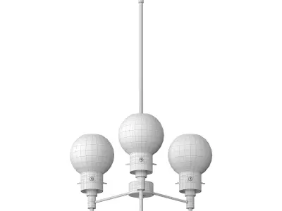 Satilla 3 Chandelier 3D model