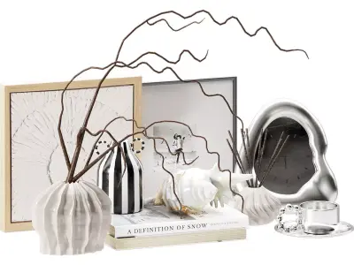 Murex Interior Decor Set 3D model