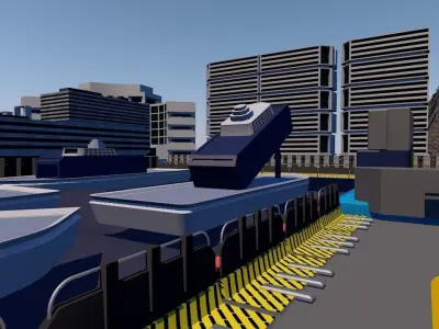 Ocean Odyssey Immersive Marine Company Game - Level Design Low-poly 3D model