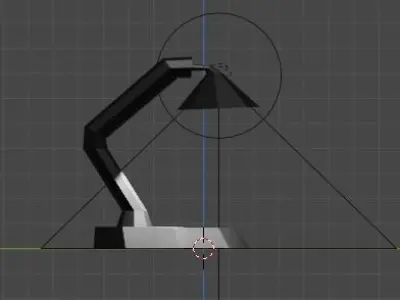 desk lamp 3D model 11