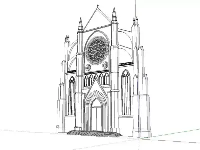 Architecture-Religion-God-Culture-Temple-0242 church 3D model