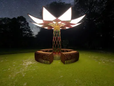 Tree Of Life for EcoPark Low-poly 3D model