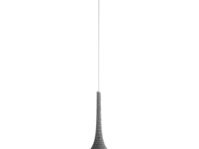 Glass Ceiling Lamp 3D model