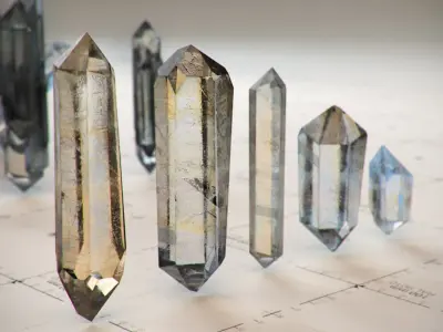  Crystal Model Kit - 6 Types Trigonal 