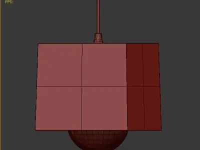 Hanging lamp LOFT HOUSE P-181 3D model