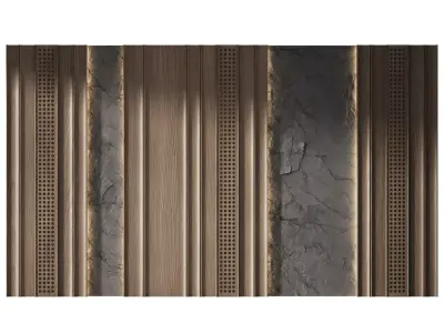 Decorative V100 Wall Panels 3D model