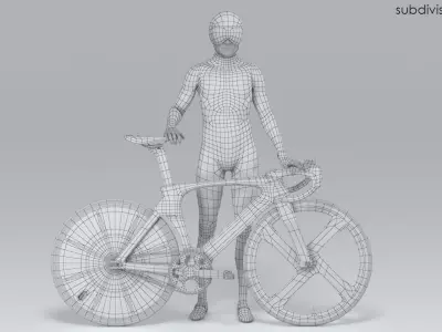  Track Cyclist Animated HQ Editorial License 