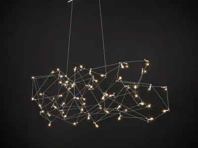 Quasar Universe Cosmos 125 Chandelier  3D model