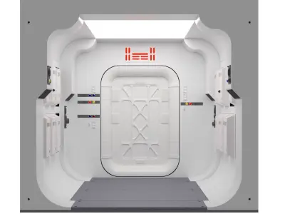 The Tantive IV Complete Hallway 1-6 scale Hottoys 3D print model