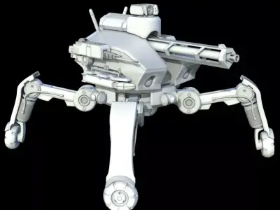 Gun Fight 3D model