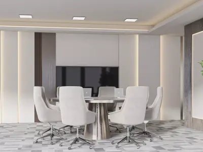 Saudi Royal Office Interior 3D model