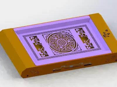 Chinese tea tray 3D model